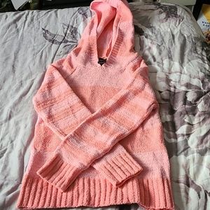 Girls' Forever and Ever Pink Striped Sweater